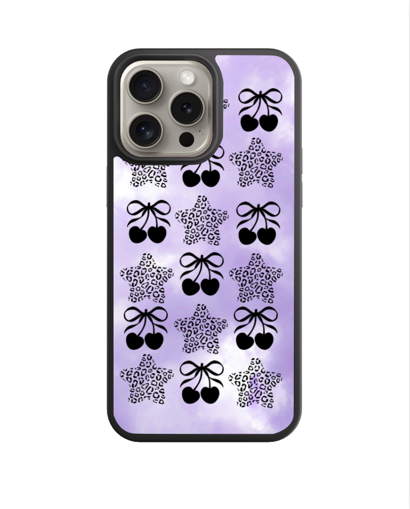 Cherry and Cheetah Star Phone Case